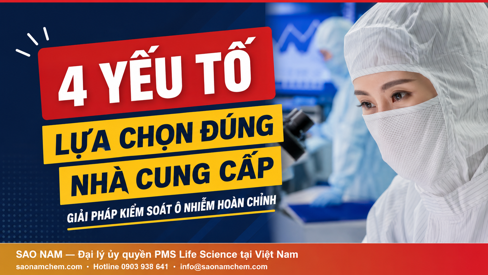 4 yếu tố lựa chọn đúng nhà cung cấp giải pháp kiểm soát ô nhiễm hoàn chỉnh PMS